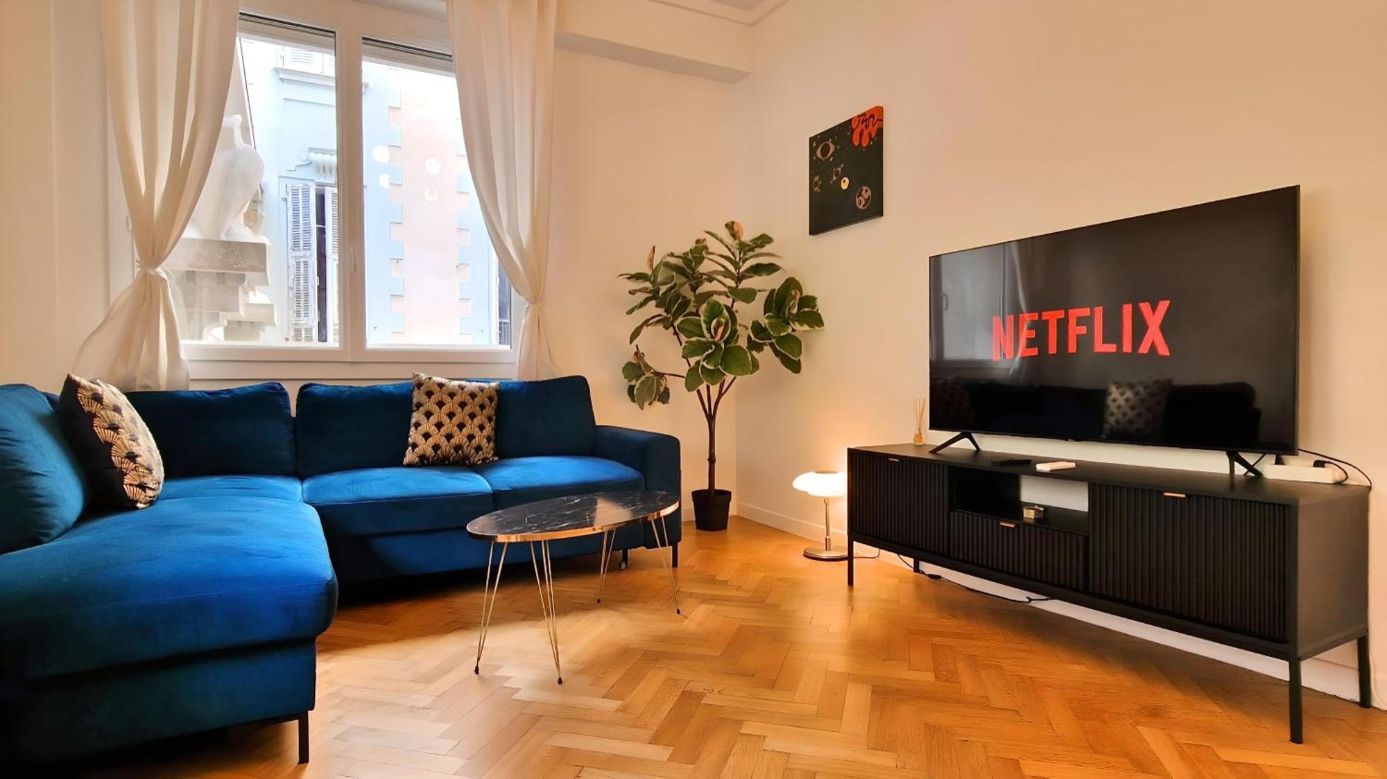 Jazzy Et Spacieux Appartement Prom Des Anglais Nizza Exterior foto